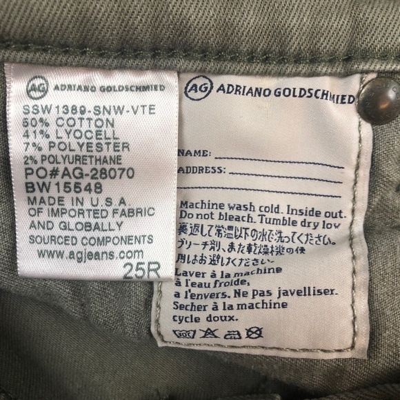 AG Adriano Goldschmied Skinny Distressed Jeans 25R - Picture 7 of 7